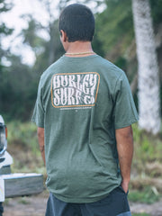 Skyline Slub Short Sleeve | Hurley - Charcoal Fern