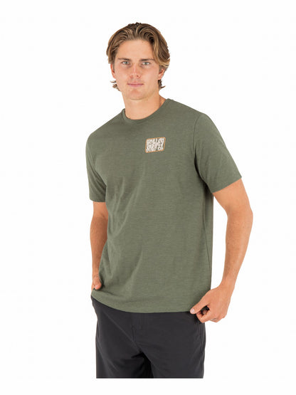 Skyline Slub Short Sleeve | Hurley - Charcoal Fern