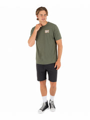 Skyline Slub Short Sleeve | Hurley - Charcoal Fern
