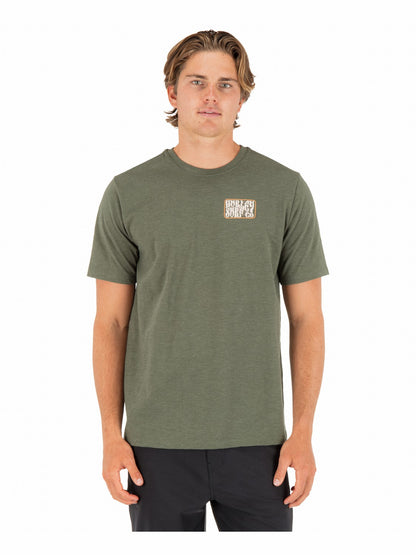 Skyline Slub Short Sleeve | Hurley - Charcoal Fern