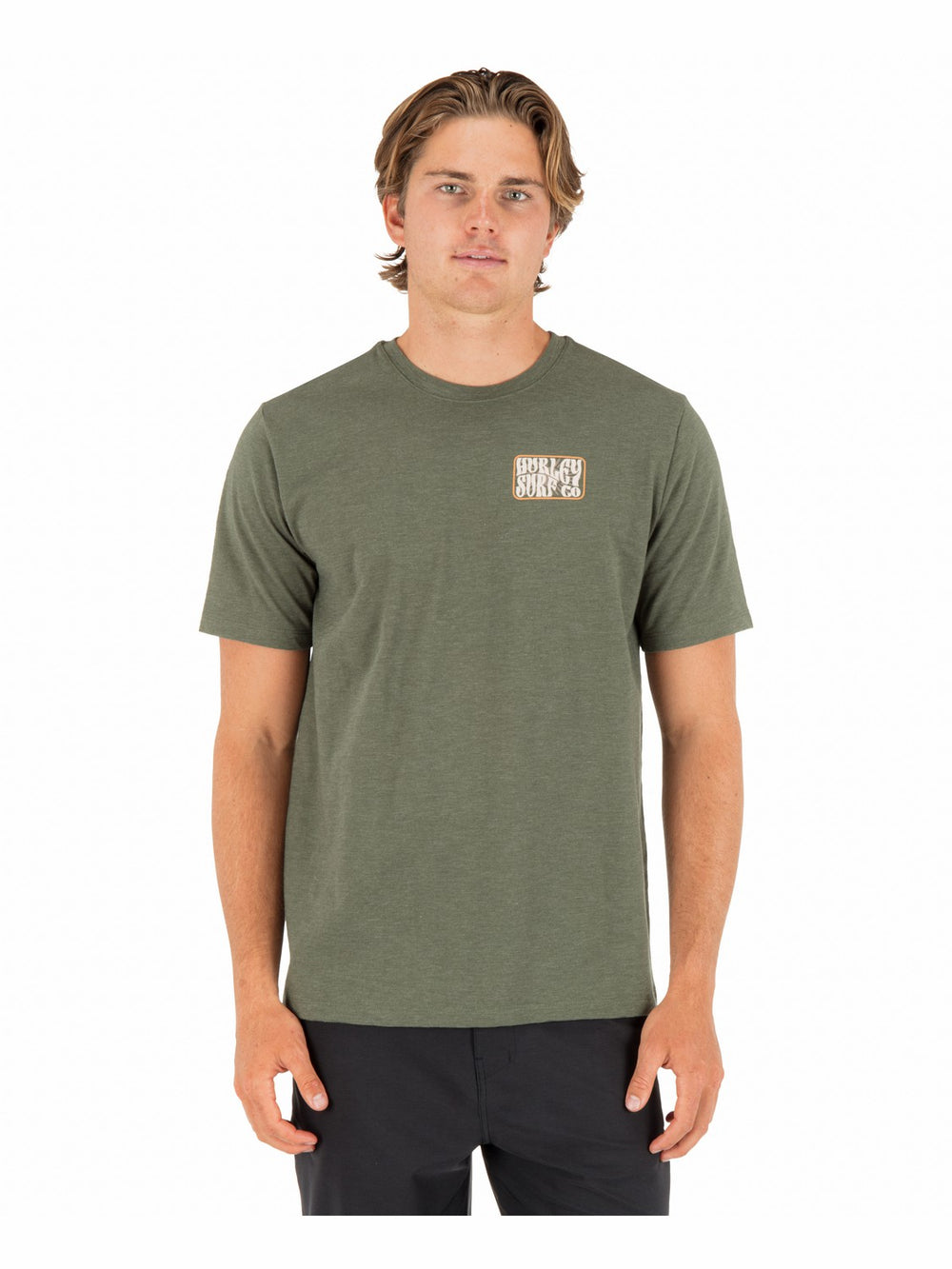 Skyline Slub Short Sleeve | Hurley - Charcoal Fern