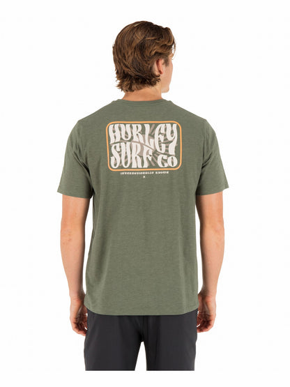 Skyline Slub Short Sleeve | Hurley - Charcoal Fern