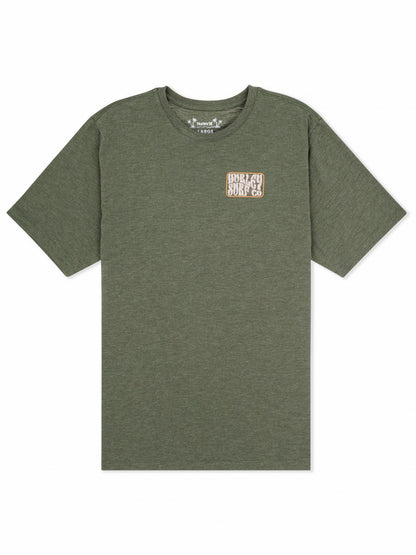 Skyline Slub Short Sleeve | Hurley - Charcoal Fern