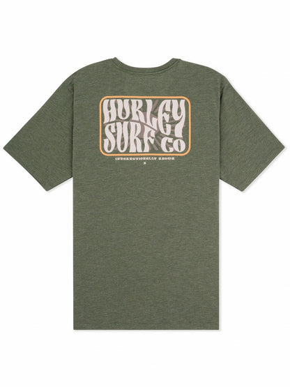 Skyline Slub Short Sleeve | Hurley - Charcoal Fern