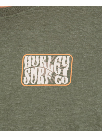 Skyline Slub Short Sleeve | Hurley - Charcoal Fern