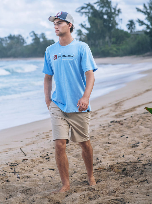 Inlined Slub Short Sleeve | Hurley - Skyline
