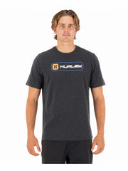 Inlined Slub Short Sleeve | Hurley - Black Heather