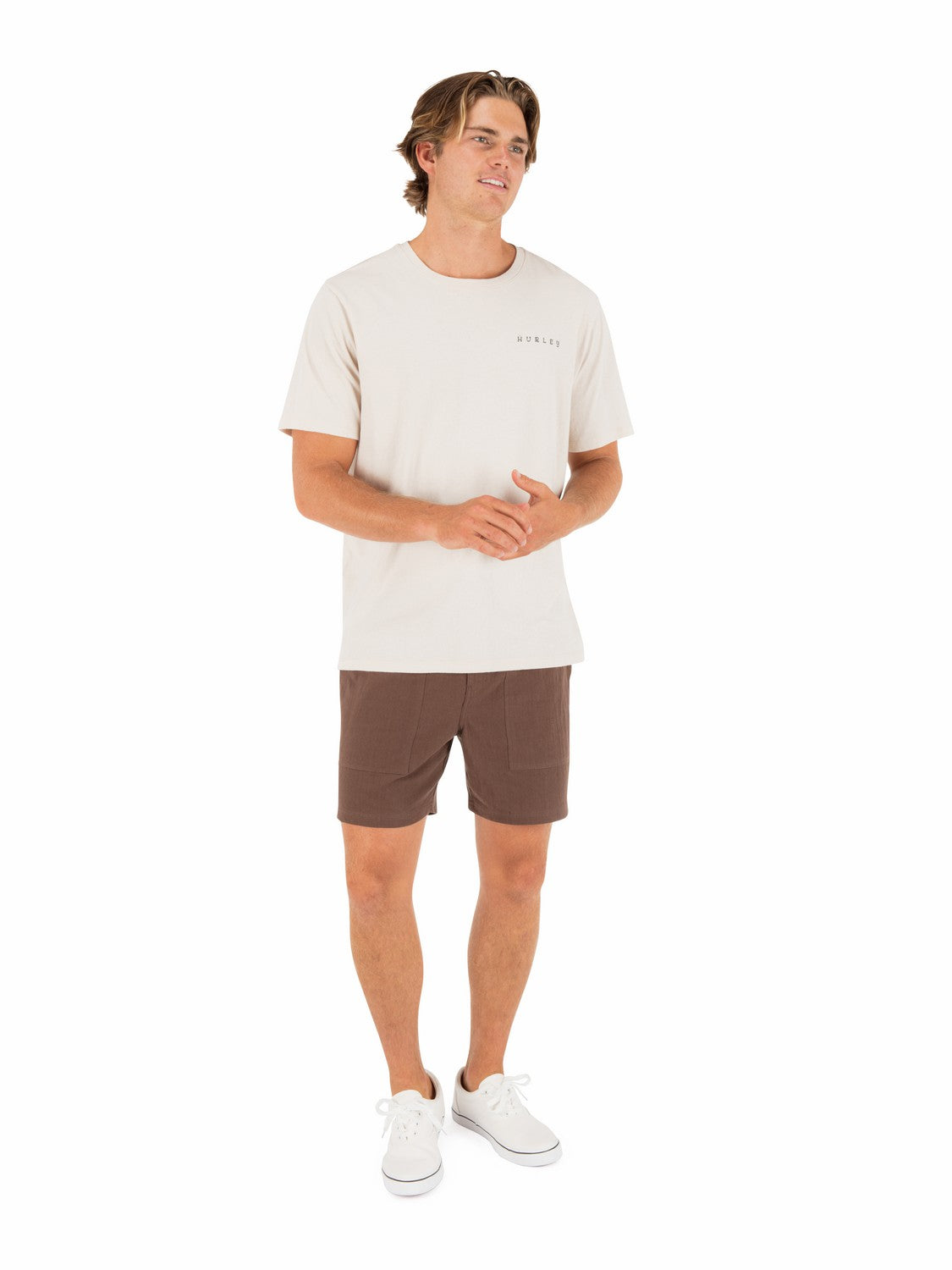 Cycles Of The Earth Short Sleeve | Hurley - Bone