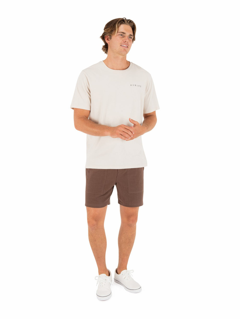 Cycles Of The Earth Short Sleeve | Hurley - Bone