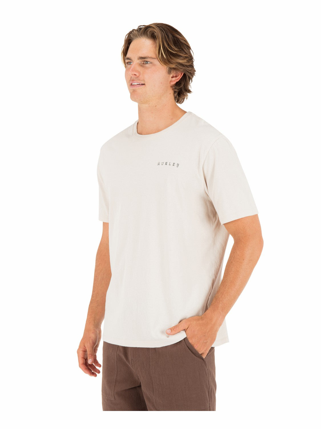 Cycles Of The Earth Short Sleeve | Hurley - Bone