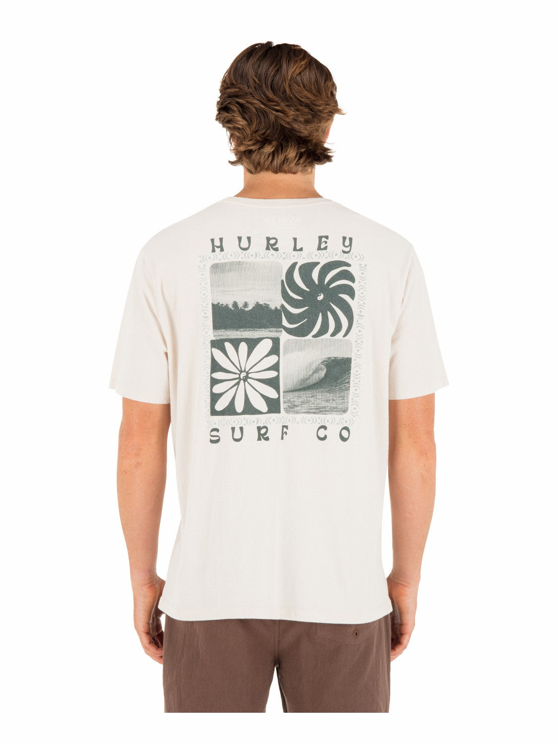 Cycles Of The Earth Short Sleeve | Hurley - Bone