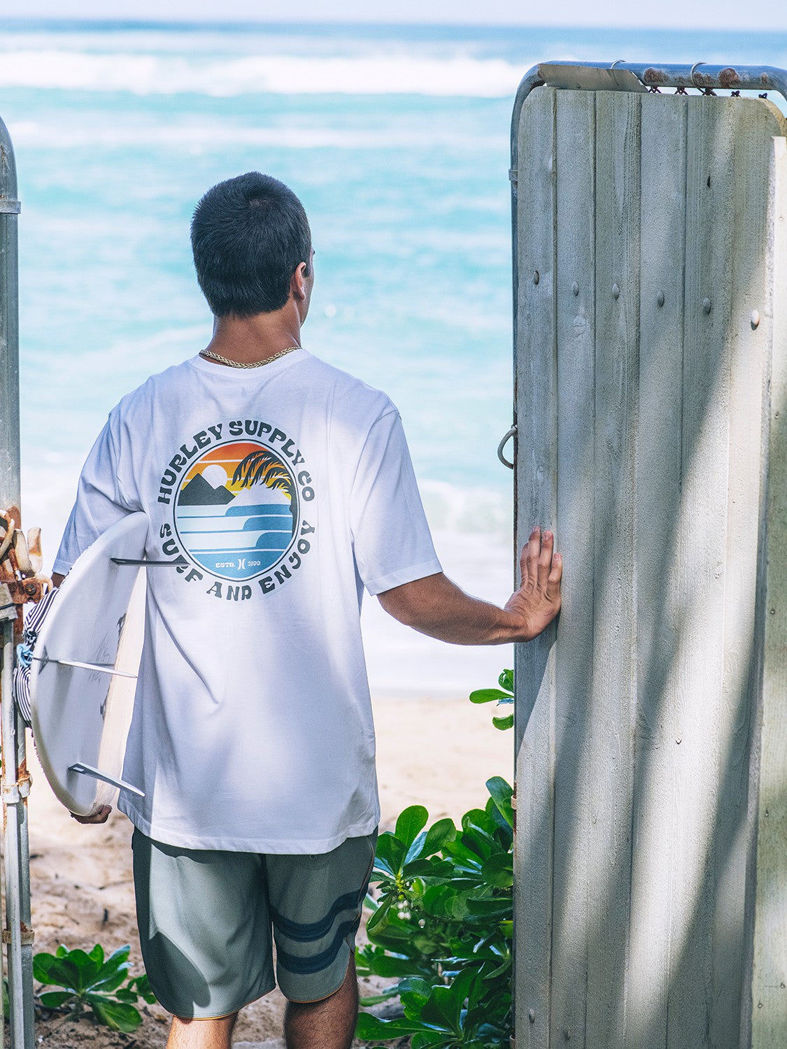 Lefts Short Sleeve T-Shirt | Hurley - White