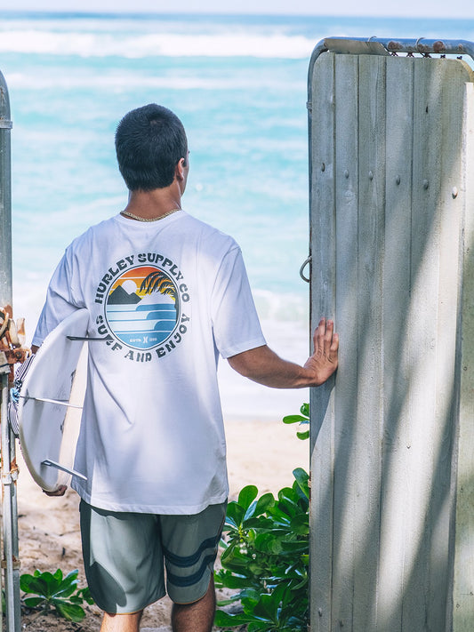Lefts Short Sleeve T-Shirt | Hurley - White