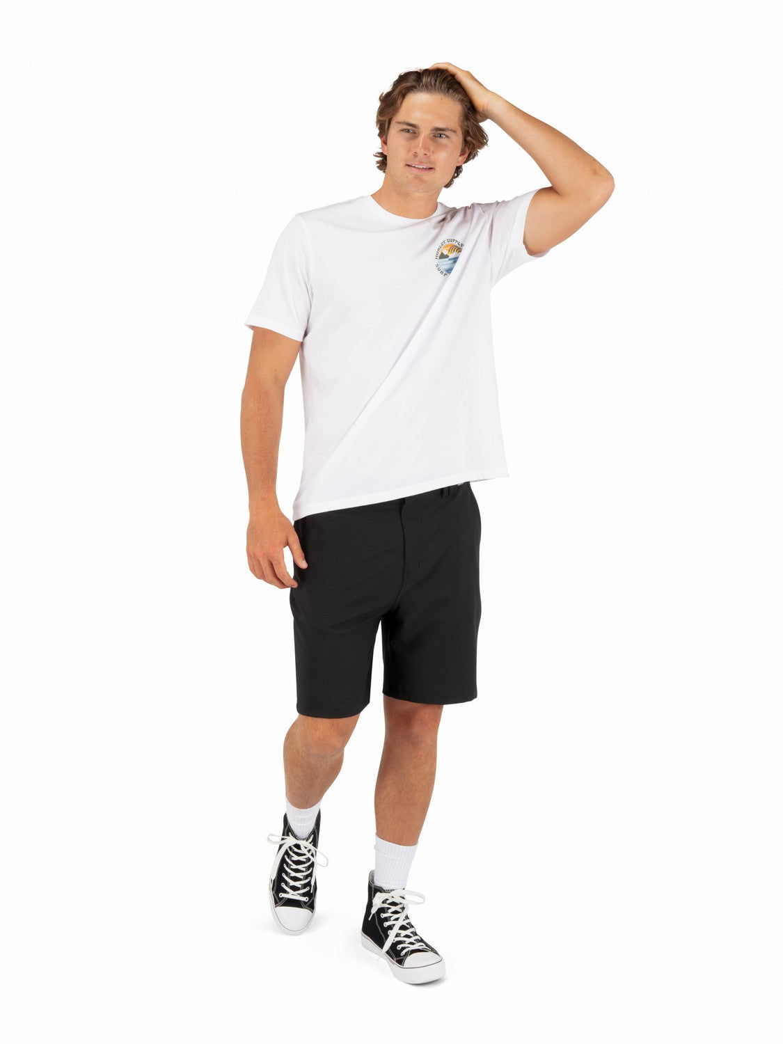 Lefts Short Sleeve T-Shirt | Hurley - White