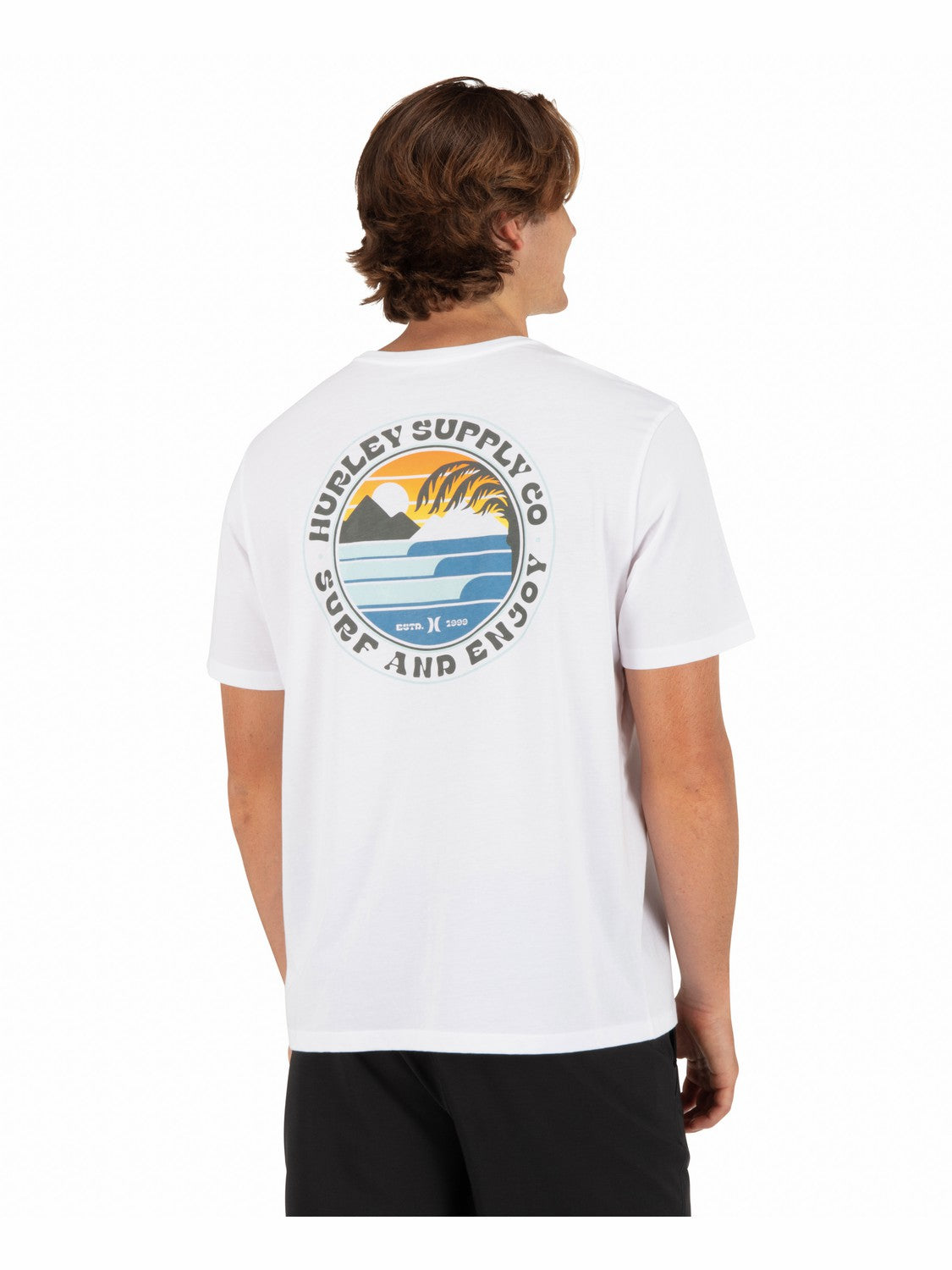 Lefts Short Sleeve T-Shirt | Hurley - White