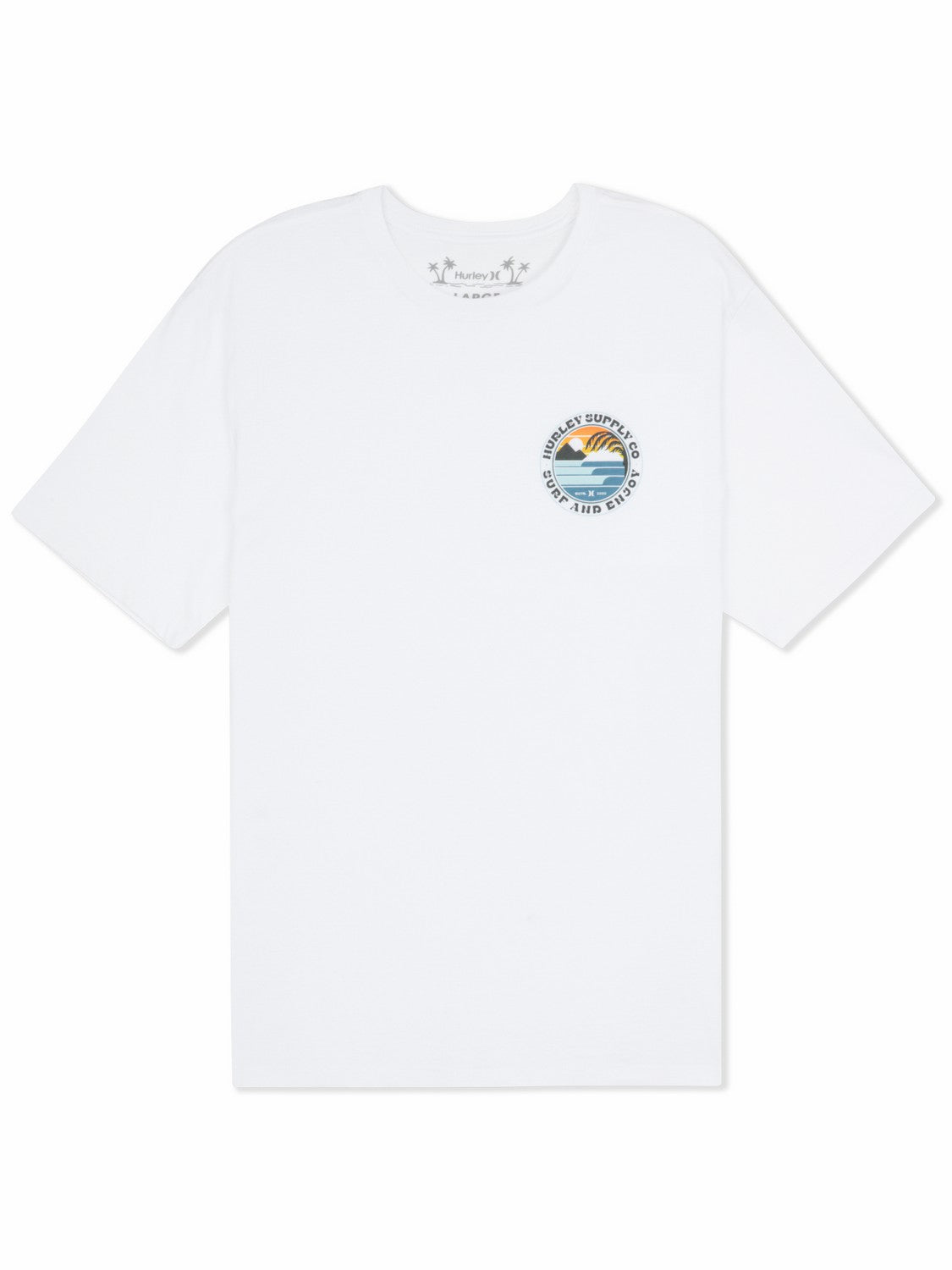 Lefts Short Sleeve T-Shirt | Hurley - White