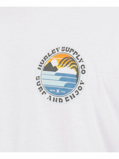 Lefts Short Sleeve T-Shirt | Hurley - White