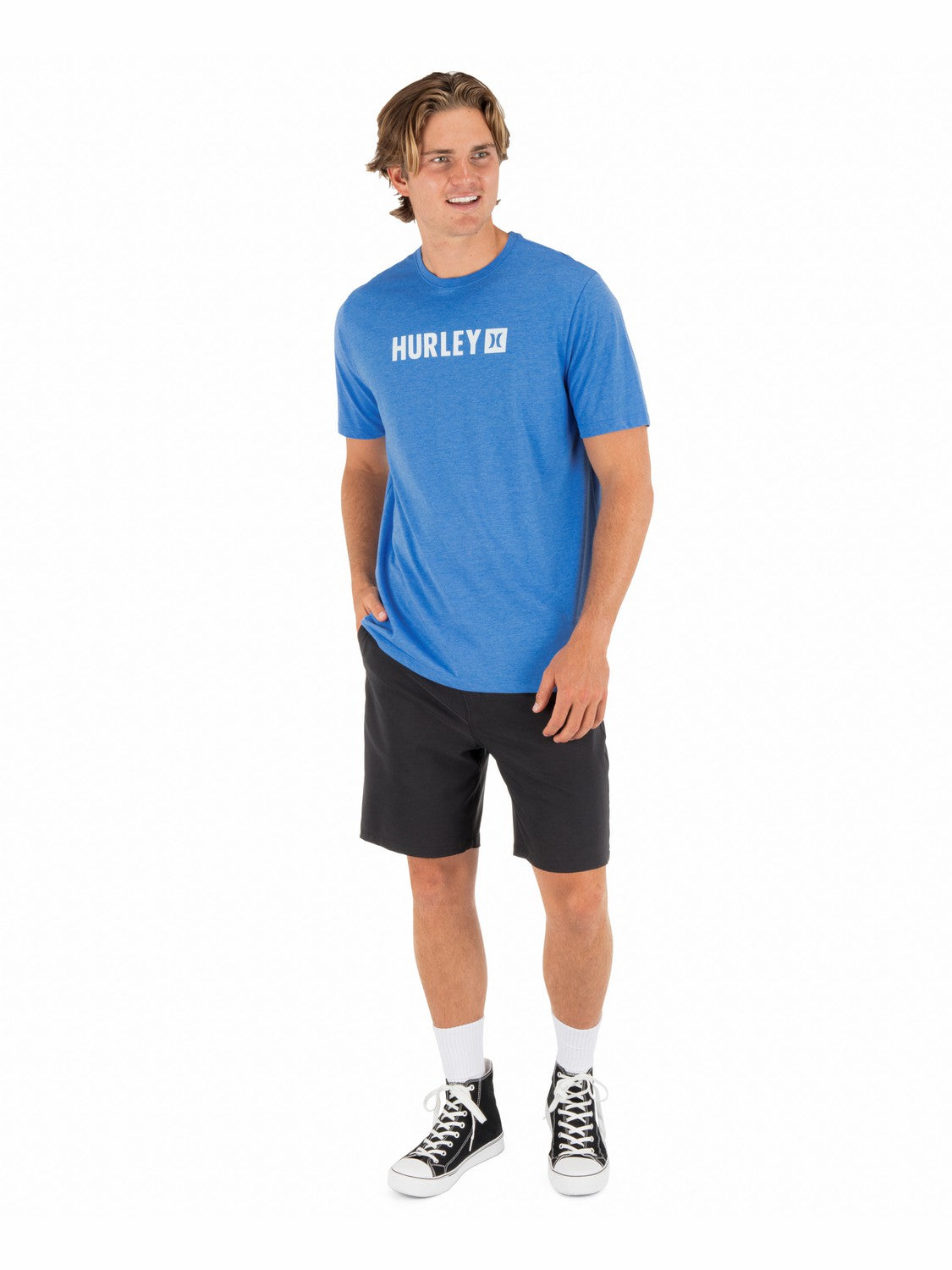 The Box Short Sleeve | Hurley - Seashore Heather