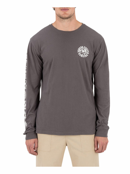 Skull Mandala Long Sleeve | Hurley - Ion Grey
