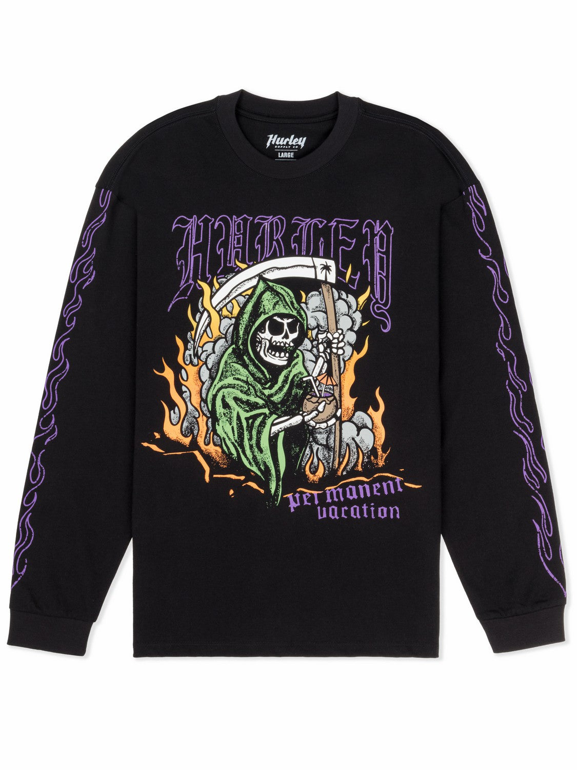 Reaping Long Sleeve | Hurley - Black