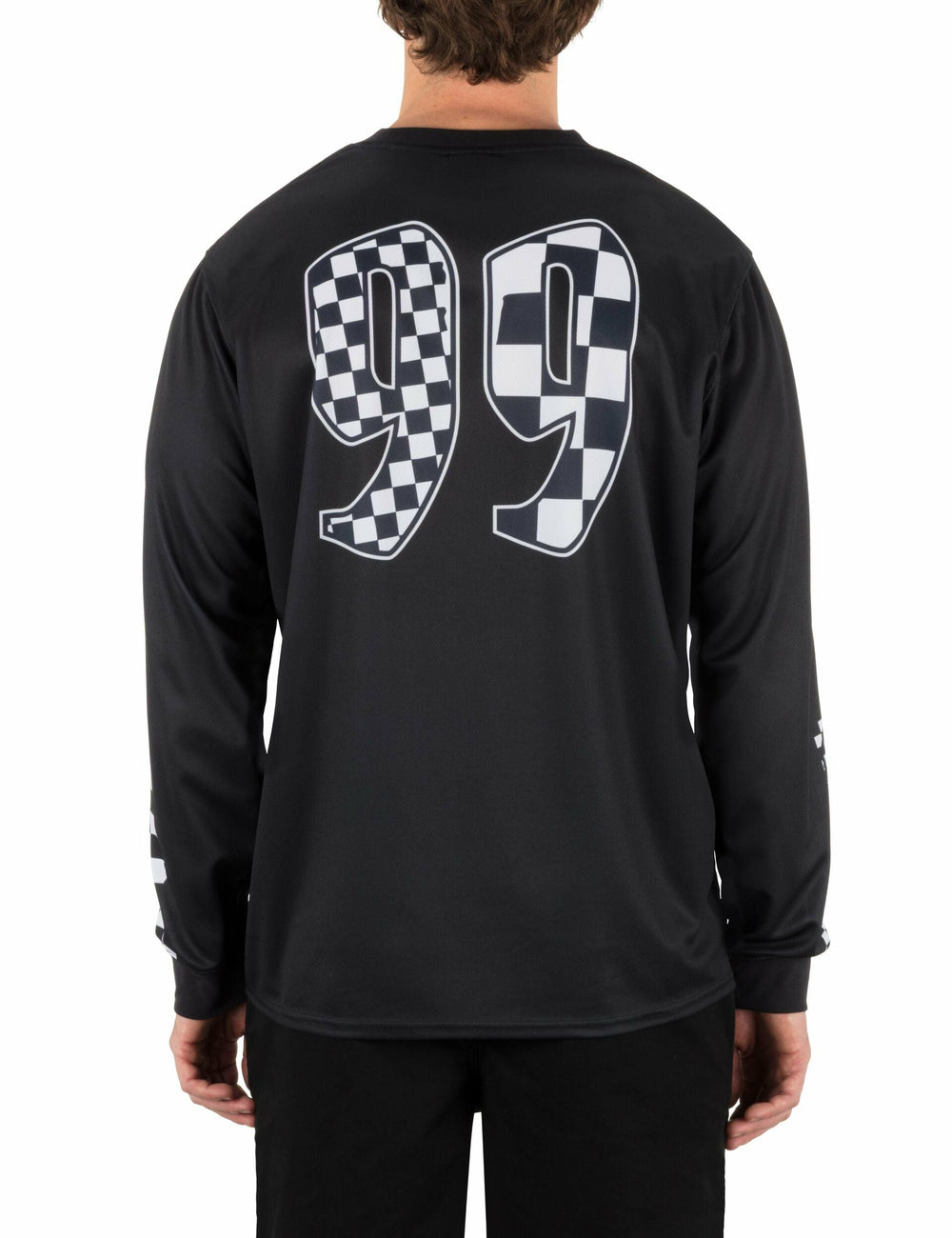 Hurley x Travis Barker Check Out Long Sleeve Jersey | Hurley - BLACK