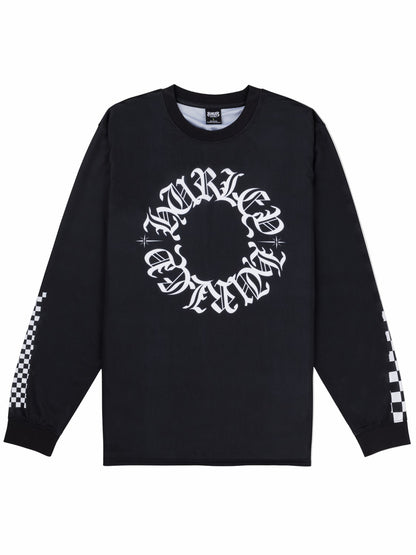 Hurley x Travis Barker Check Out Long Sleeve Jersey | Hurley - BLACK