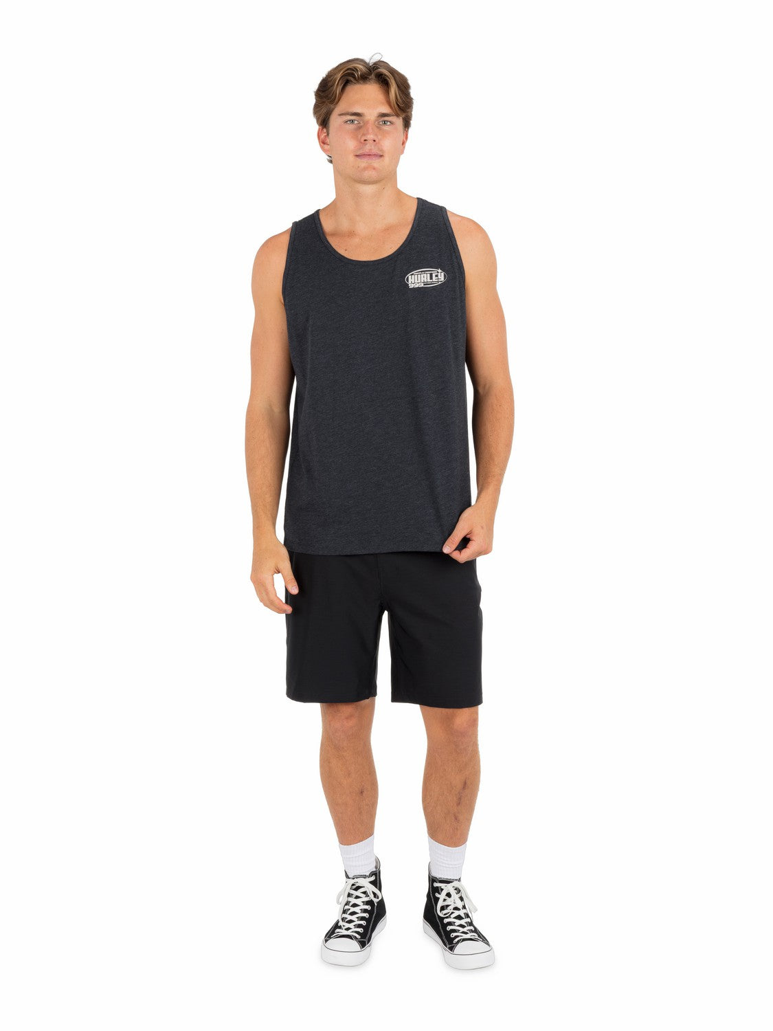 Speed Stars Slub Tank | Hurley - Black Heather
