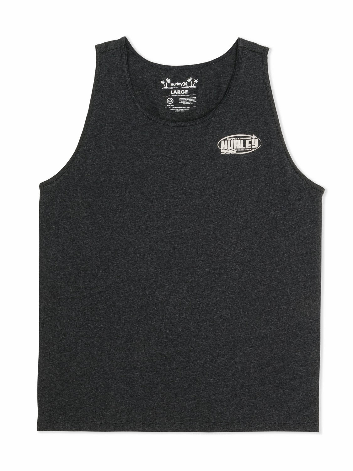 Speed Stars Slub Tank | Hurley - Black Heather