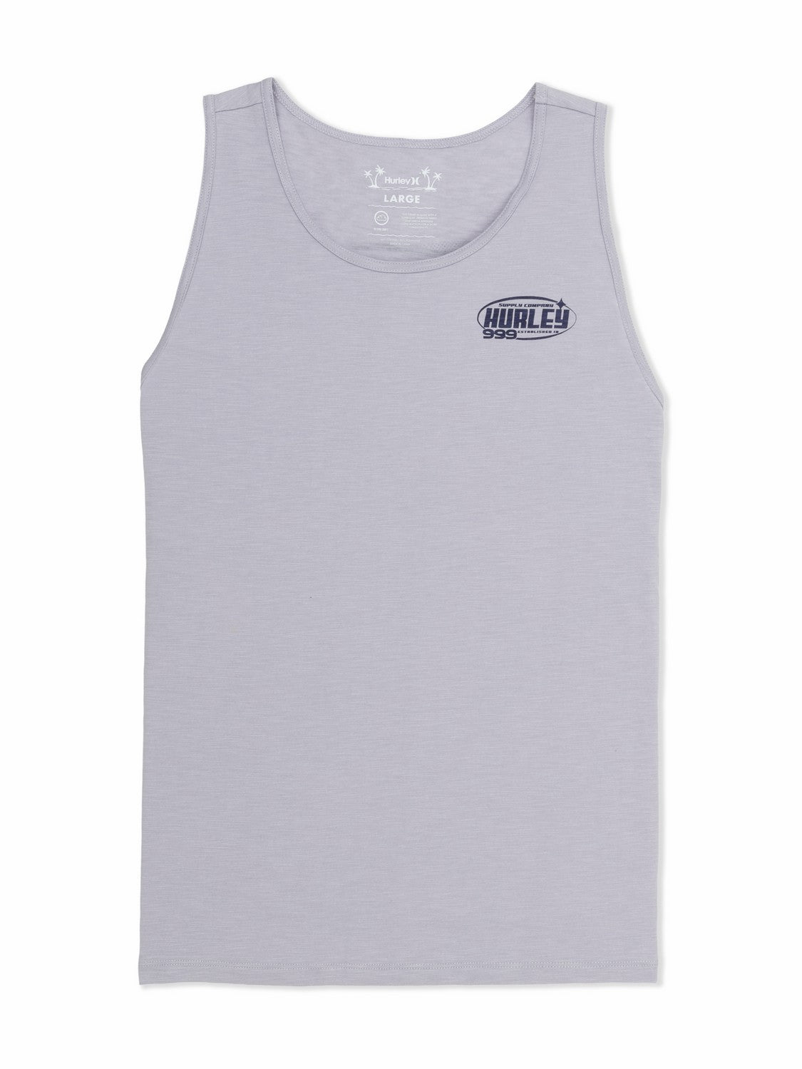 Speed Stars Slub Tank | Hurley - Light Asteroid