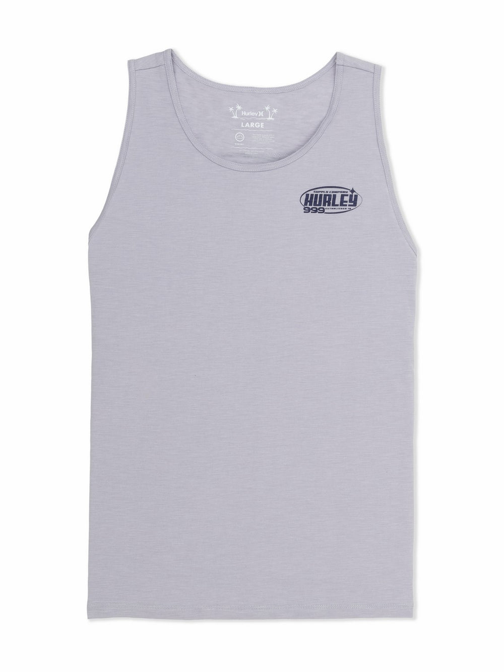Speed Stars Slub Tank | Hurley - Light Asteroid