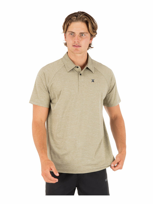 H2O Dri Outback Polo Short Sleeve | Hurley - Grizzly