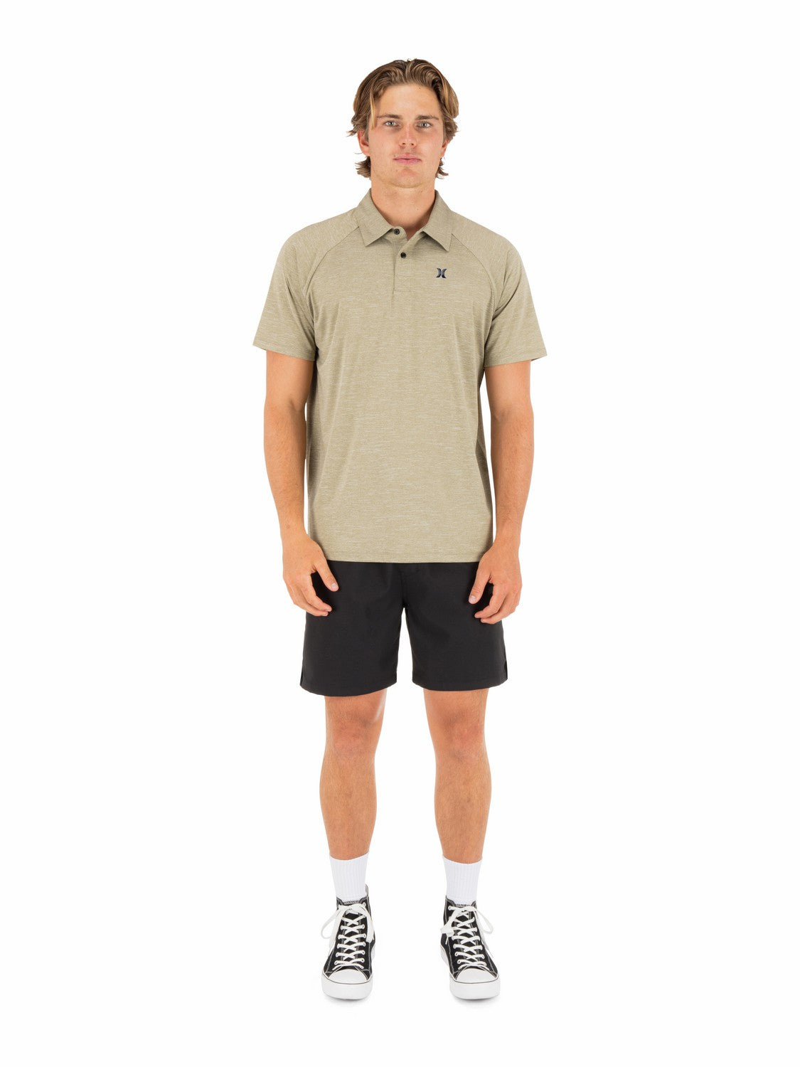 H2O Dri Outback Polo Short Sleeve | Hurley - Grizzly
