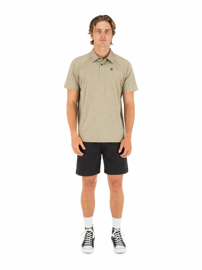 H2O Dri Outback Polo Short Sleeve | Hurley - Grizzly