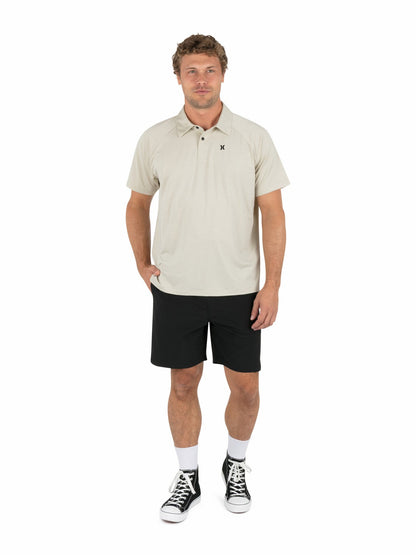 H2O Dri Outback Short Sleeve Polo | Hurley - Bone