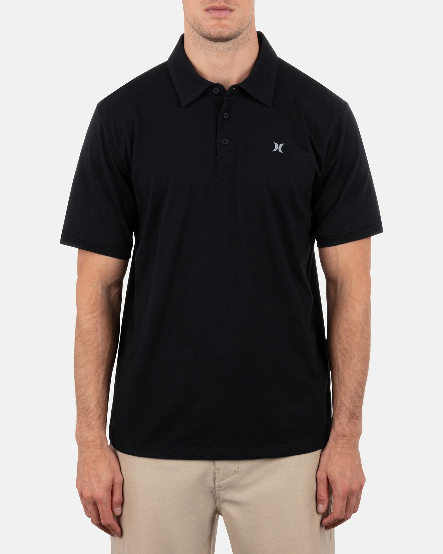Icon Slub Polo Short Sleeve | Hurley - Black