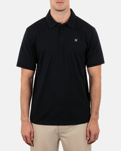 Icon Slub Polo Short Sleeve | Hurley - Black