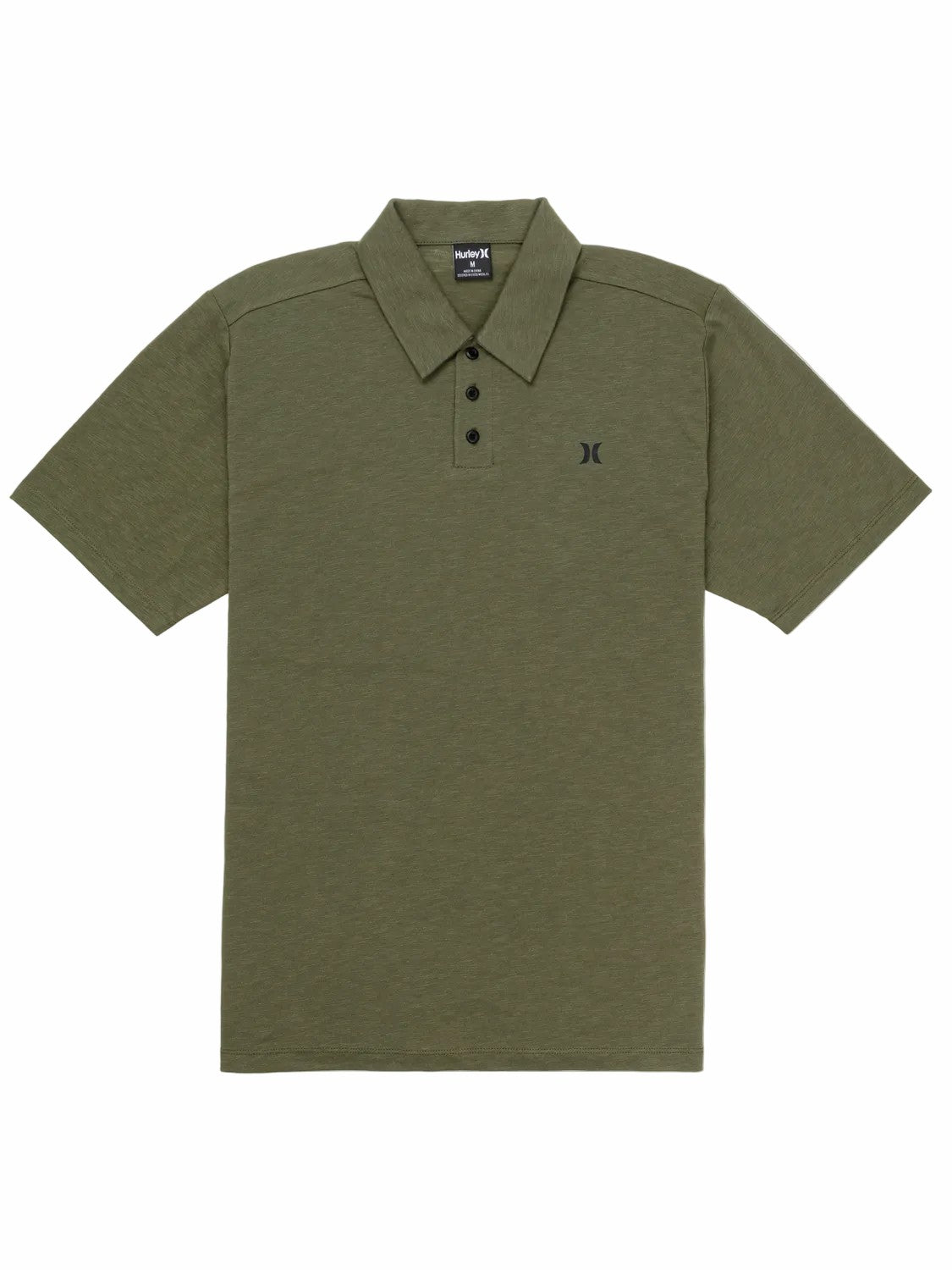 Icon Slub Polo Short Sleeve | Hurley - Olive