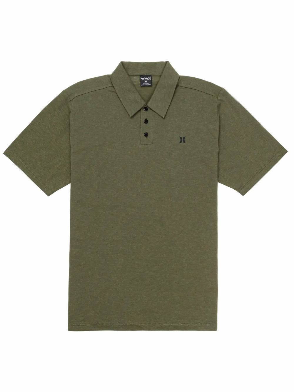 Icon Slub Polo Short Sleeve | Hurley - Olive