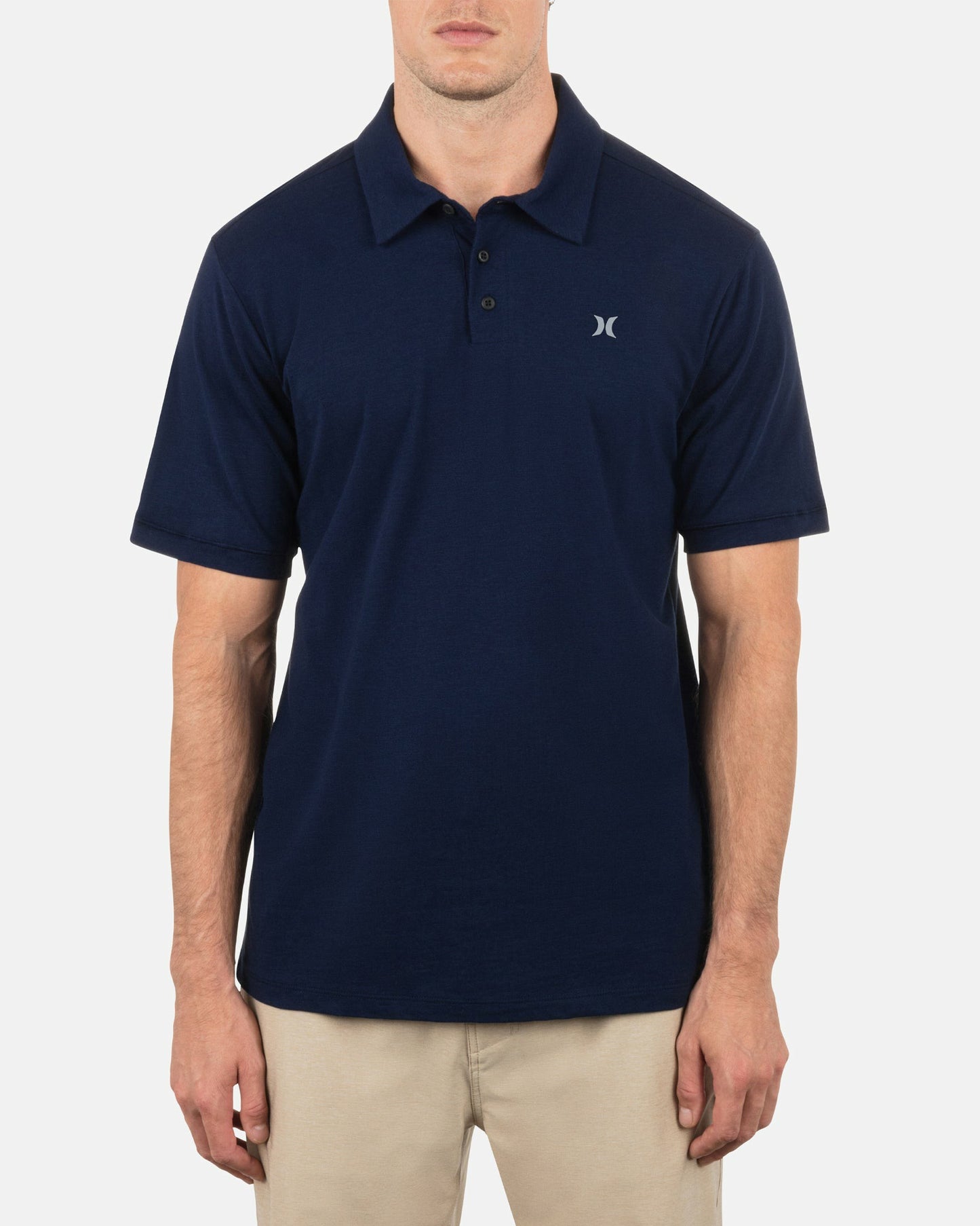 Icon Slub Polo Short Sleeve | Hurley - Obsidian