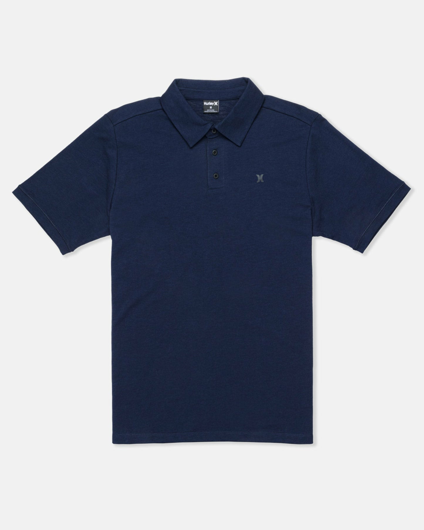 Icon Slub Polo Short Sleeve | Hurley - Obsidian