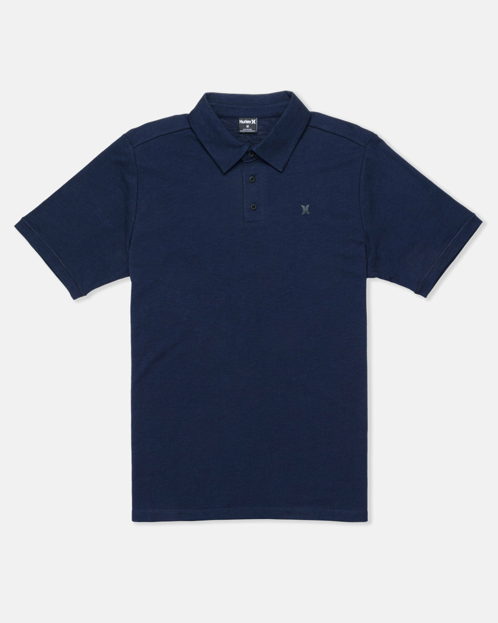Icon Slub Polo Short Sleeve | Hurley - Obsidian