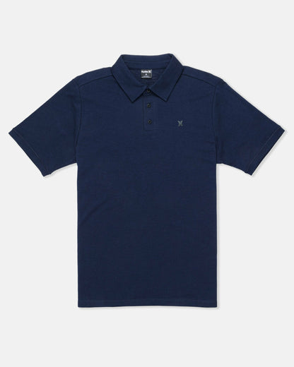 Icon Slub Polo Short Sleeve | Hurley - Obsidian