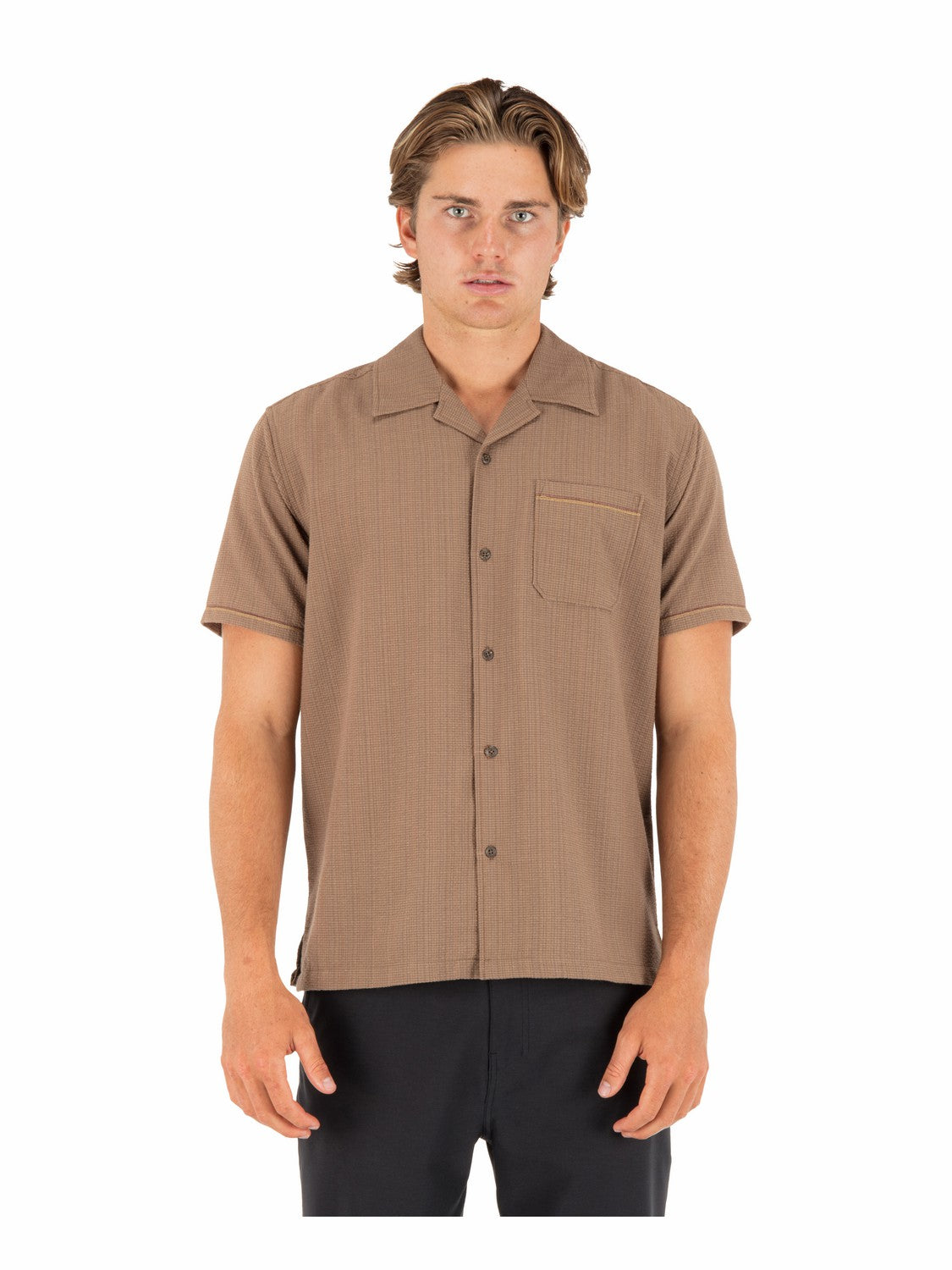 Lay Day Camp Short Sleeve | Hurley - Bristlecone