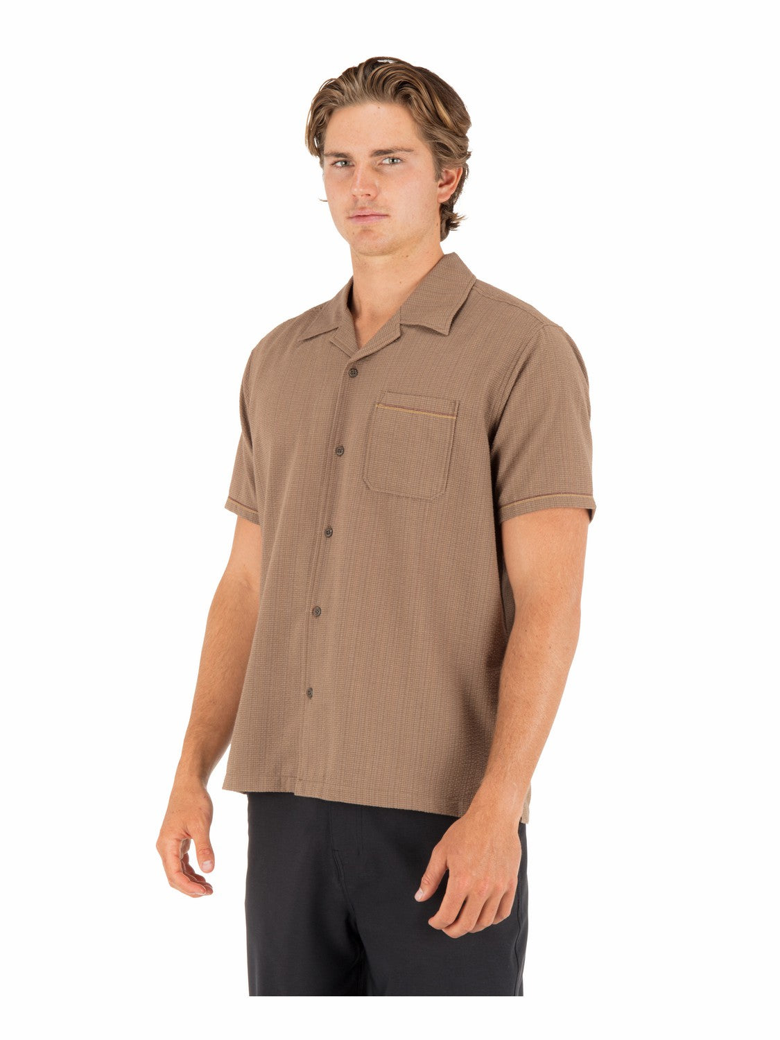 Lay Day Camp Short Sleeve | Hurley - Bristlecone