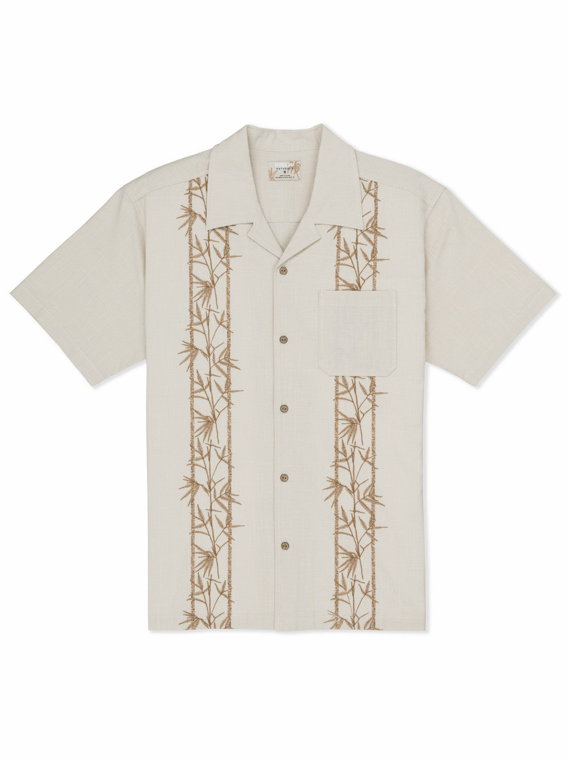 Sano Camp Embroidered Short Sleeve | Hurley - Bone