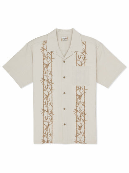 Sano Camp Embroidered Short Sleeve | Hurley - Bone