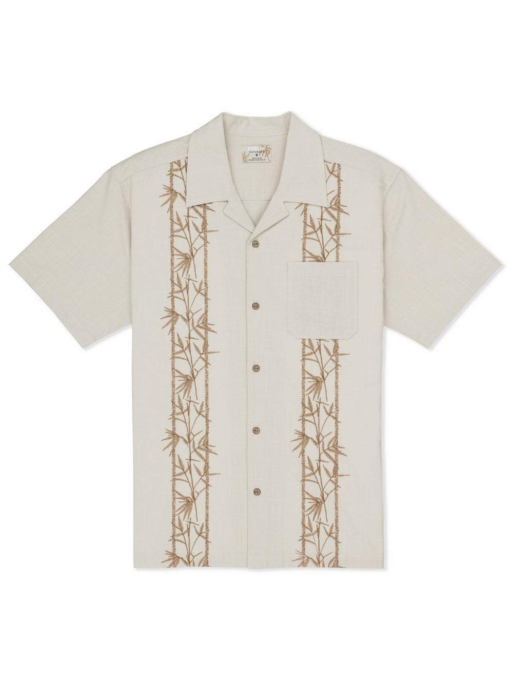 Sano Camp Embroidered Short Sleeve | Hurley - Bone