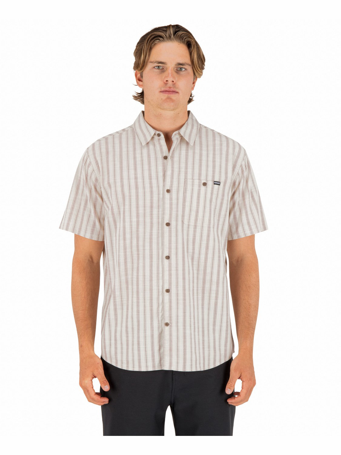 Lido Stripe Short Sleeve | Hurley - Bone