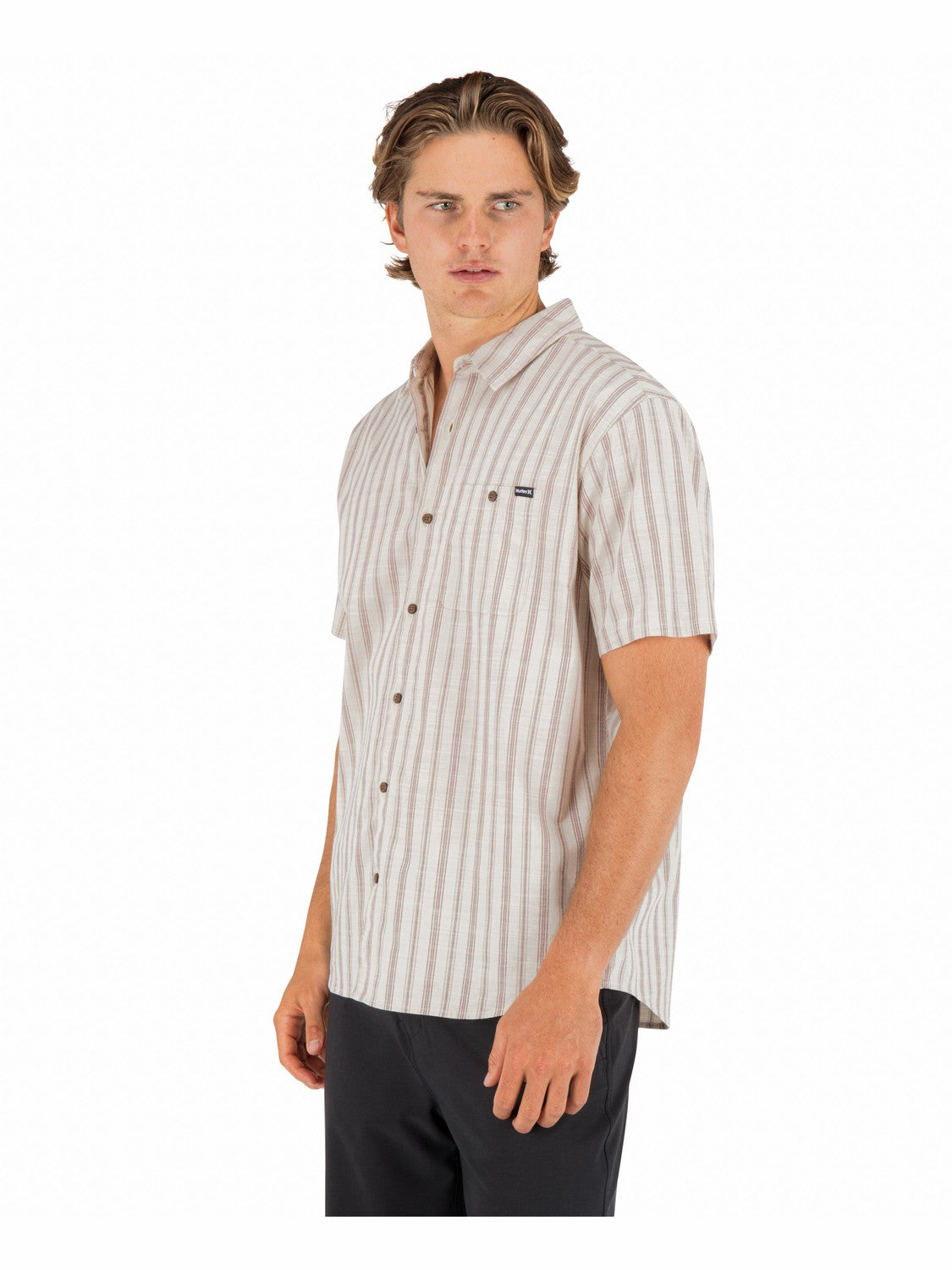 Lido Stripe Short Sleeve | Hurley - Bone