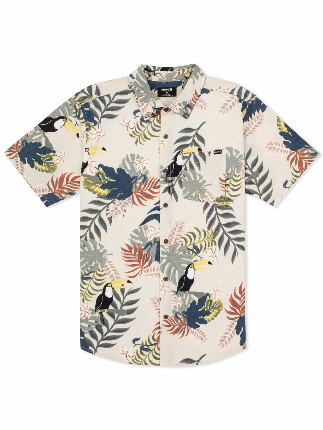 Lido Stretch Short Sleeve | Hurley - Bone